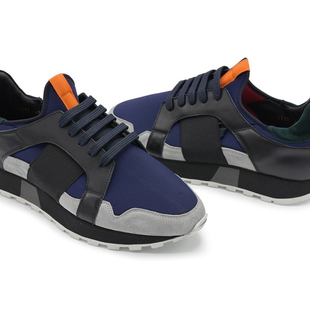 Gianfranco Lattanzi Men Sneaker Leather suede Navy - Picture 10 of 10